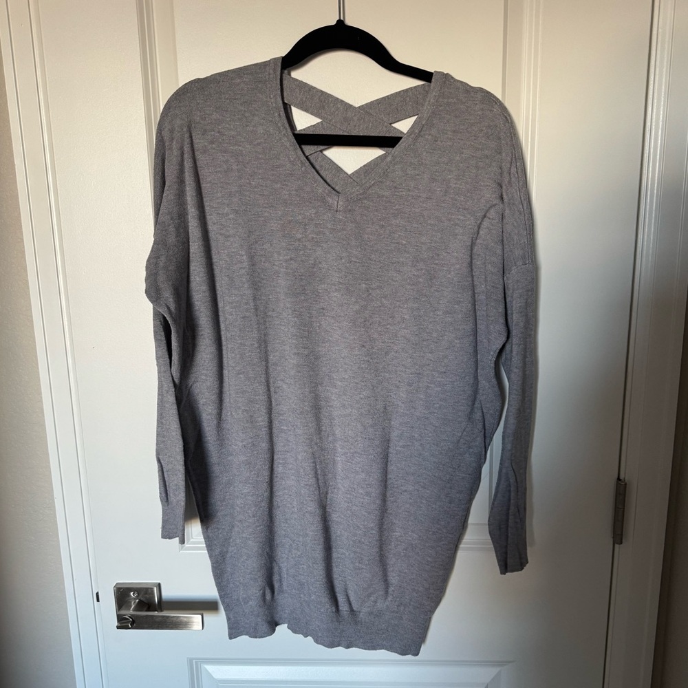 Two Boutique Pink and Gray Sweaters by Dreamers